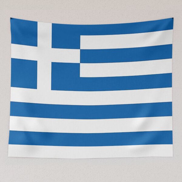 Item preview, Flag of Greece designed and sold by TinaJostDesigns.