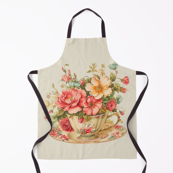 Item preview, Vintage tea cup with beautiful flowers designed and sold by Chomchol.