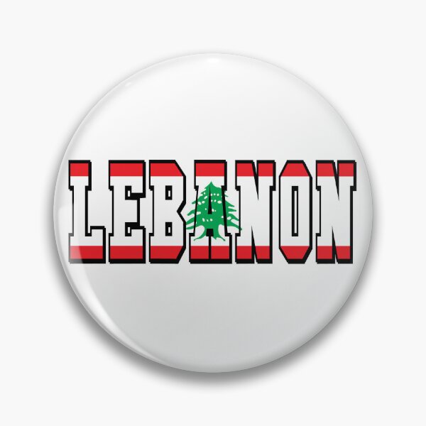 Item preview, Lebanon Country Flag Typography designed and sold by TravelWish.