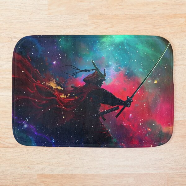 Item preview, Samurai en el espacio profundo y colorido designed and sold by Designifying.