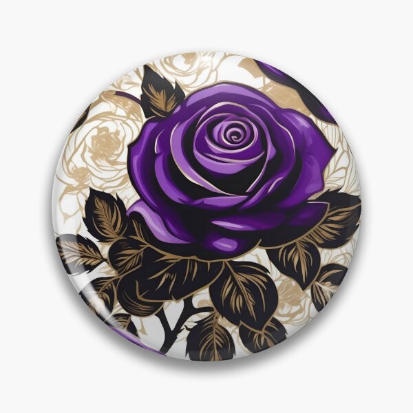 Item preview, Baroque Inspired Purple Roses designed and sold by DesignsByPrnces.