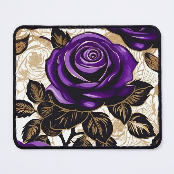 Item preview, Baroque Inspired Purple Roses designed and sold by DesignsByPrnces.