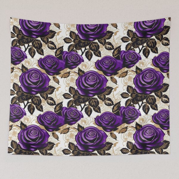 Item preview, Baroque Inspired Purple Roses designed and sold by DesignsByPrnces.