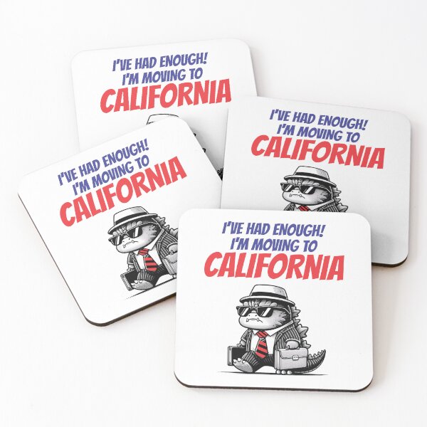 Item preview, I'm Moving To California - Funny Political designed and sold by Vector-Artist.