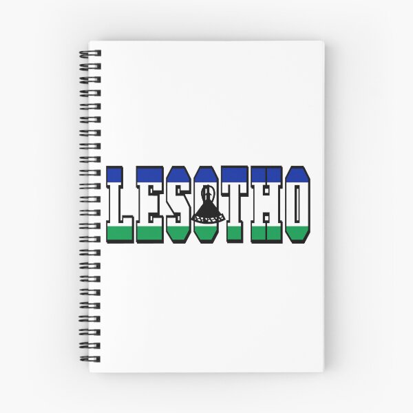 Item preview, Lesotho Country Flag Typography designed and sold by TravelWish.