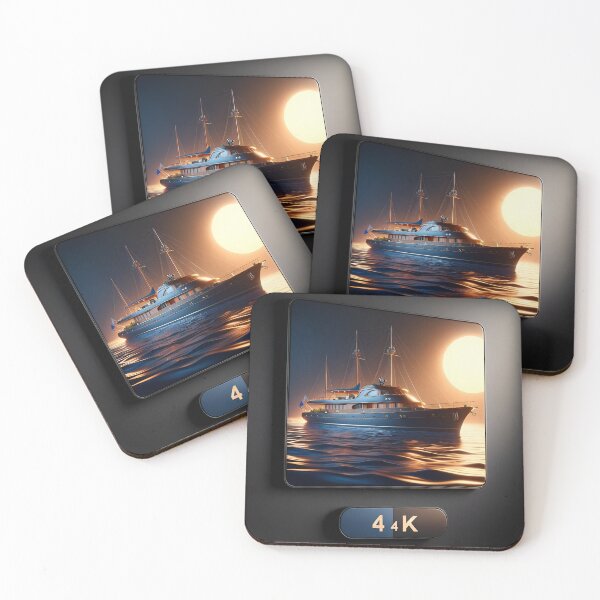 Item preview, Sundown Yacht Vintage: Elegance in Blue designed and sold by ByDigitalDream.
