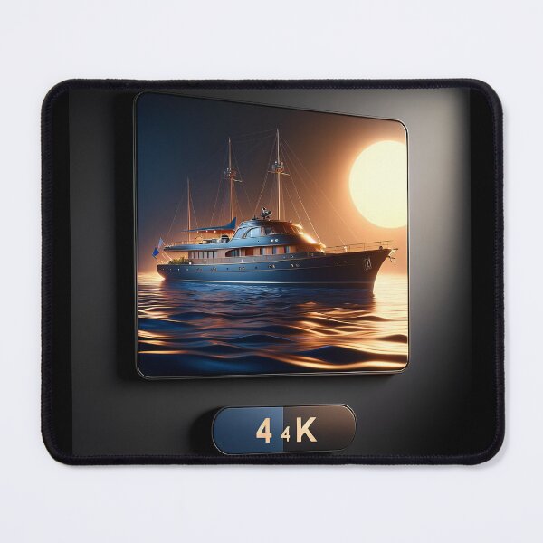 Item preview, Sundown Yacht Vintage: Elegance in Blue designed and sold by ByDigitalDream.