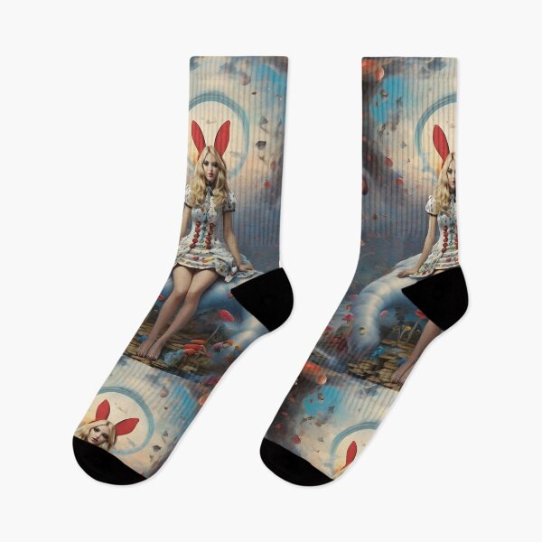 Item preview, Alice in Wonderland Psychedelic Art designed and sold by SoccaTamam.
