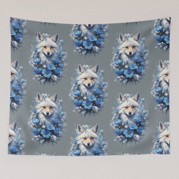 Item preview, Foxy Florals: A Botanical Wonderland with Foxes designed and sold by AdesignTEE.