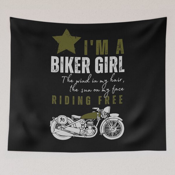 Item preview, I'm a biker girl designed and sold by MayaBoelaars.