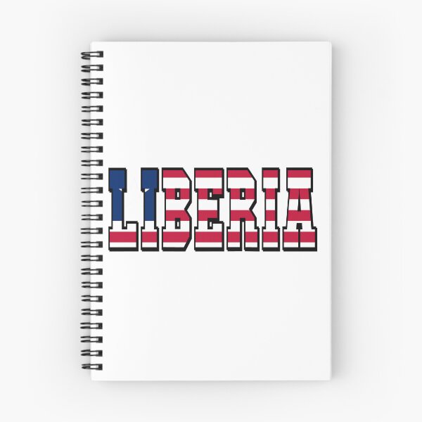 Item preview, Liberia Country Flag Typography designed and sold by TravelWish.