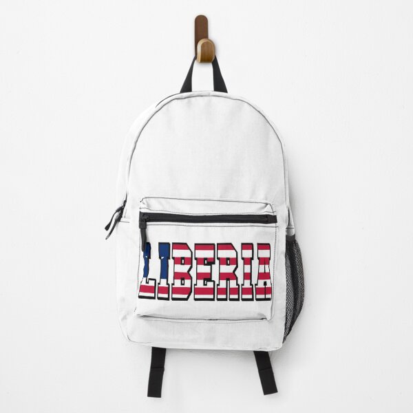 Item preview, Liberia Country Flag Typography designed and sold by TravelWish.