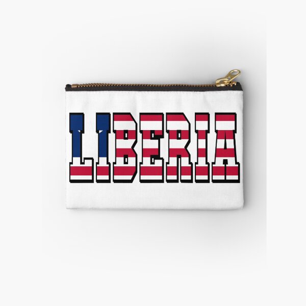 Item preview, Liberia Country Flag Typography designed and sold by TravelWish.