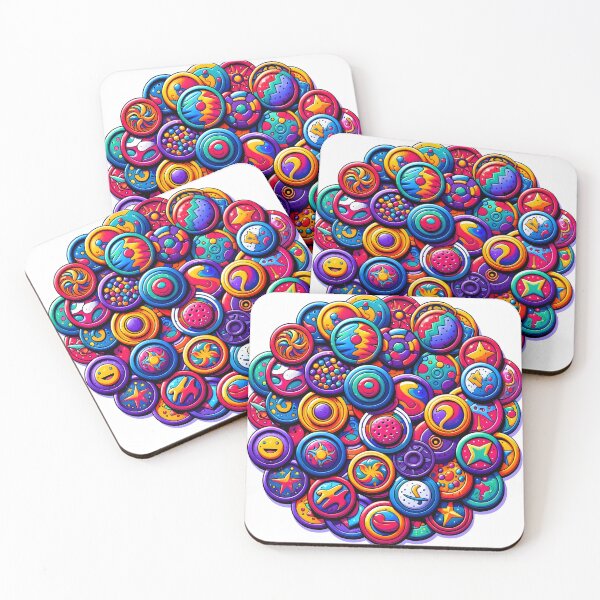 Artikelvorschau, 90er-Jahre-Pogs-Sammleraufkleber entworfen und verkauft von Liseri.