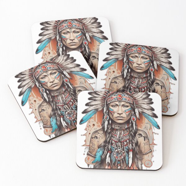 Item preview, Spirit of the Tribes: Linework Tattoo T-Shirt Designs designed and sold by Leo digital art.