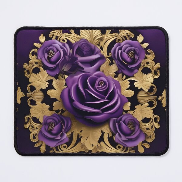 Item preview, Baroque Inspired Purple Roses designed and sold by DesignsByPrnces.