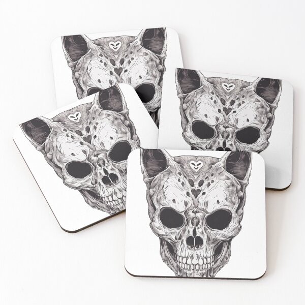 Item preview, Cat skull thinking about love designed and sold by bbigbxss.