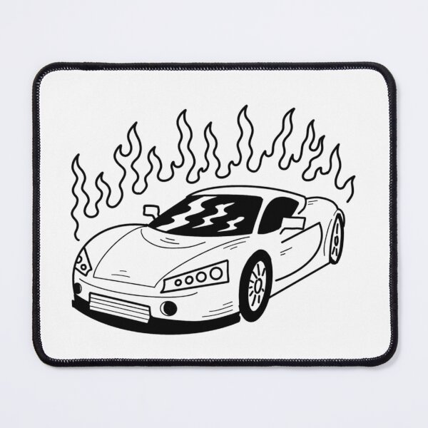 Item preview, Very fast car in flames  designed and sold by Dailykindness.