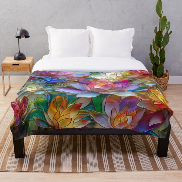Item preview, #3 Lotus On Stained Glass - Beautiful Flower designed and sold by AiHead.