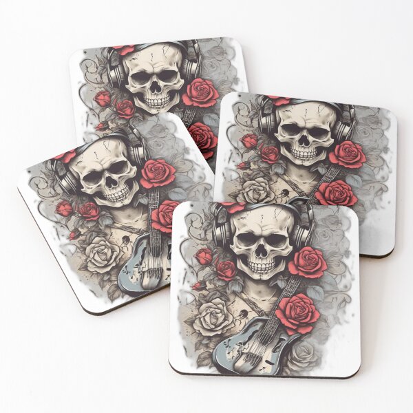 Item preview, Rock & Rose Tattoo Tees: Wear Your Rebel Soul designed and sold by Leo digital art.