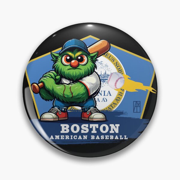 Artikelvorschau, USA - Amerikanischer BASEBALL - Boston - Baseball-Maskottchen - Bostoner Baseball entworfen und verkauft von ArtProjectShop.