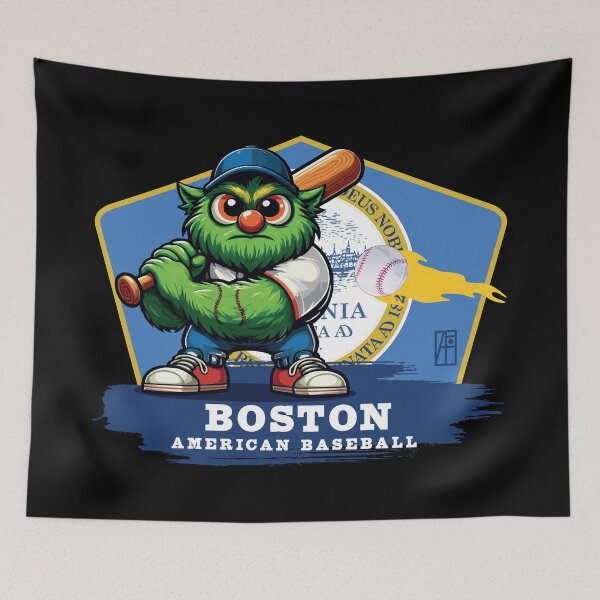 Item preview, USA - American BASEBALL - Boston - Baseball mascot - Boston baseball designed and sold by ArtProjectShop.