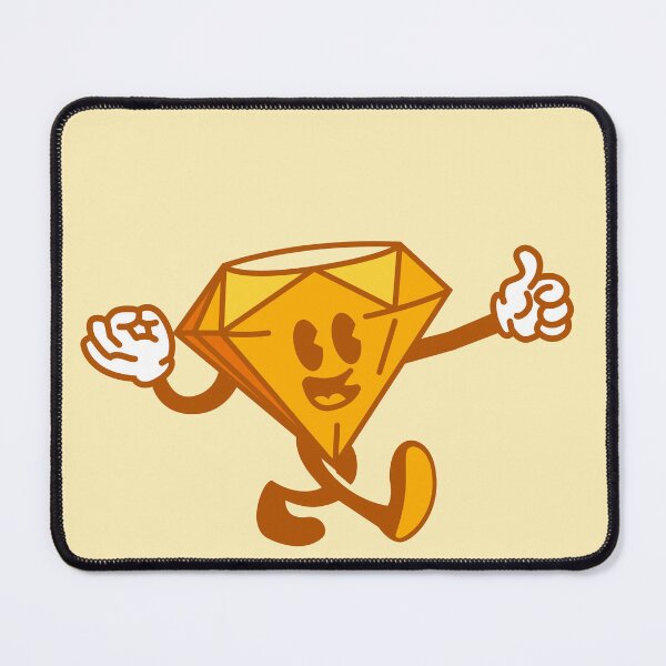 Item preview, Cartoon 60s Sketch Diamond Guy - UX Designer | Product Designer | UI Designer Stickers designed and sold by PoshPixel.