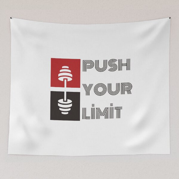 Item preview, Motivational Design: Push Your Limit Unique Artwork designed and sold by mantra2023.