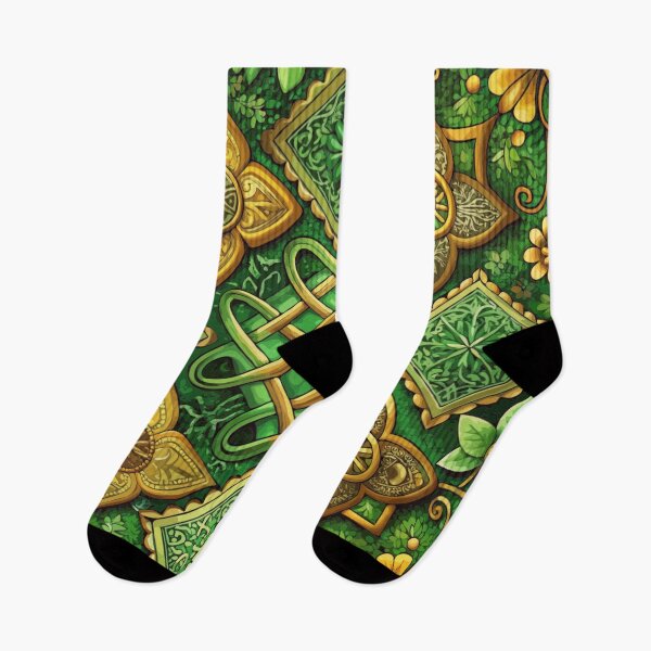 Item preview,  St. Patrick's Day Celtic Knotwork Pattern designed and sold by printmala.