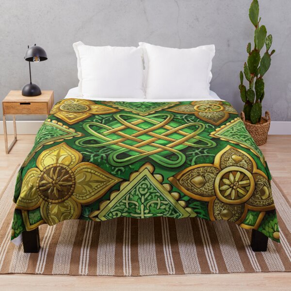 Aperçu de l'œuvre Modèle de noeud celtique de la Saint-Patrick créée et vendue par printmala.