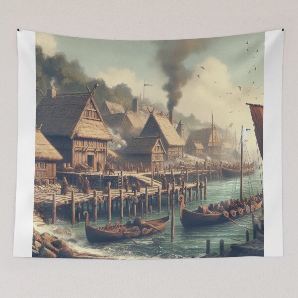 Item preview, Viking settlement designed and sold by MindsAtelier.