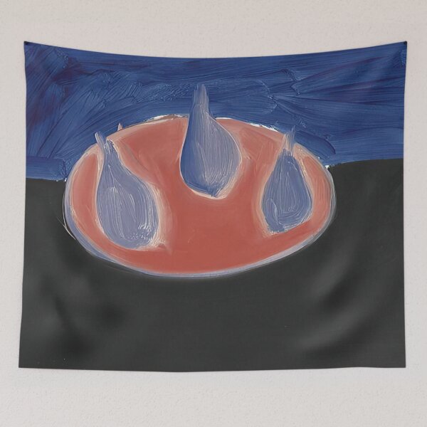 Item preview, poires sur une assiette rose - Nicolas de Staël designed and sold by MARTART9.