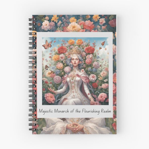 Item preview, Majestic monarch of the flourishing realm  designed and sold by Bubble.bloom.art.