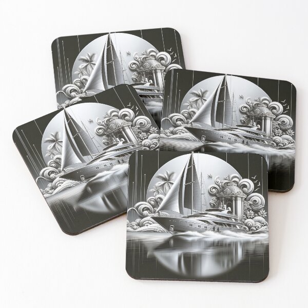 Item preview, Silver Sails: Island Breeze, Ornate Dreams designed and sold by ByDigitalDream.