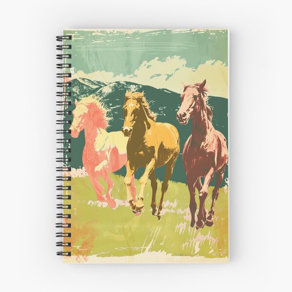 Item preview, Windswept Manes and Hoofbeats designed and sold by Retro Type.
