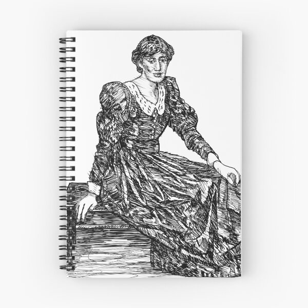 Item preview, VIRGINIA WOOLF ink portrait .4 designed and sold by lautir.