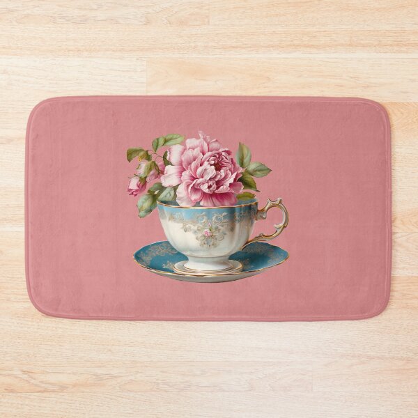 Item preview, Vintage tea cup with beautiful flowers designed and sold by Chomchol.