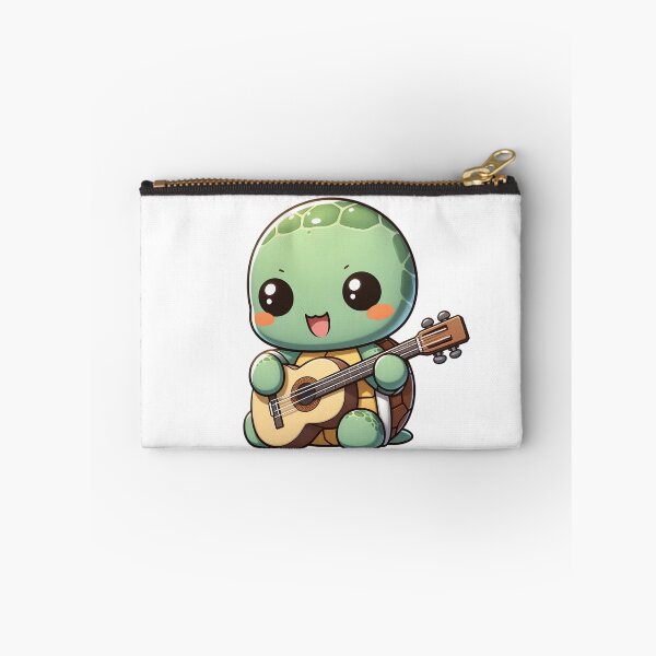 Item preview, Cute Chibi Turtle Playing Guitar designed and sold by Delamoon.