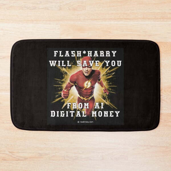 Item preview, Flash-Harry Saves You From AI Digital Money designed and sold by AlienAlmanac.