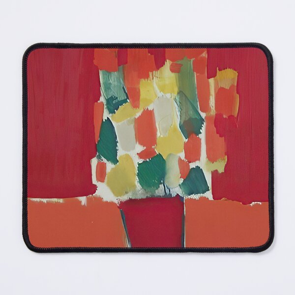 Item preview, fleurs rouges 1952 - Nicolas de Staël designed and sold by MARTART9.