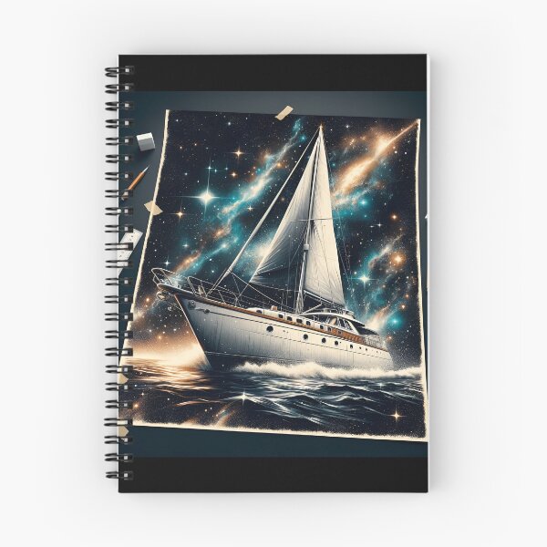 Item preview, Celestial Yacht: White Waves in Rustic designed and sold by ByDigitalDream.