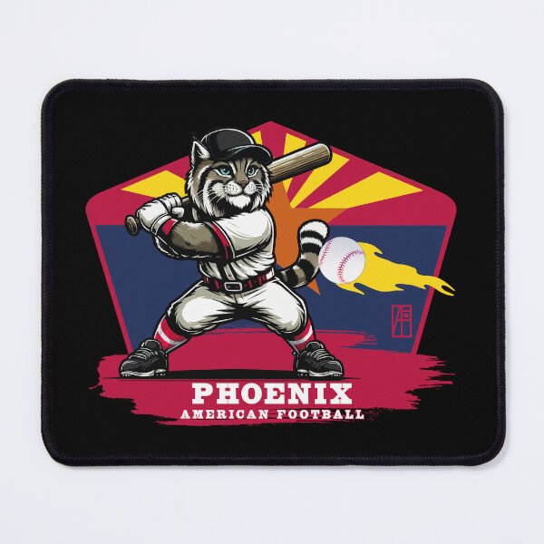 Item preview, USA - American BASEBALL - PHOENIX- Baseball mascot - PHOENIX baseball designed and sold by ArtProjectShop.