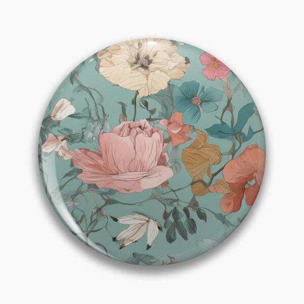 Item preview, Emerald Blossoms: Floral Elegance Against a Verdant Backdrop designed and sold by PetalPerfection.