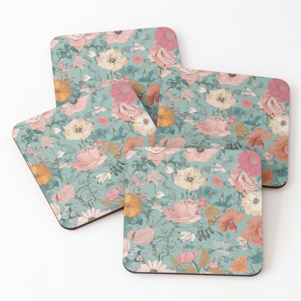 Item preview, Emerald Blossoms: Floral Elegance Against a Verdant Backdrop designed and sold by PetalPerfection.