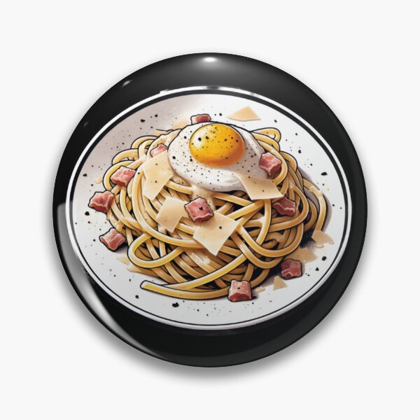 Item preview, Classic Italian Carbonara - Gourmet Pasta Cuisine designed and sold by ShaikTalatAziz.
