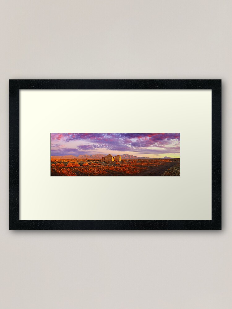 Alternate view of Settler's Ruin, Flinders Ranges, South Australia Framed Art Print