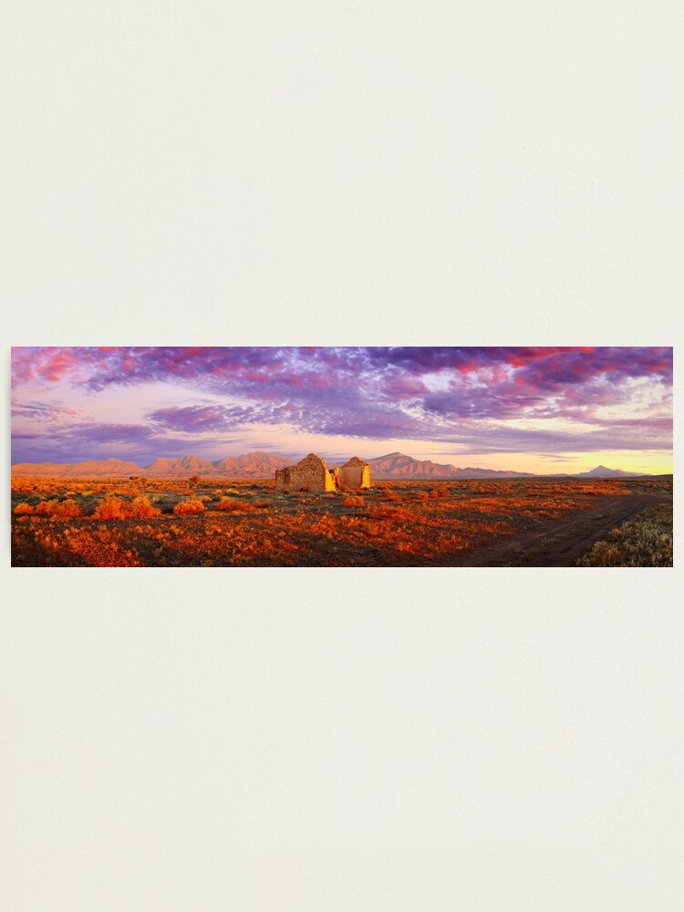 Alternate view of Settler's Ruin, Flinders Ranges, South Australia Photographic Print