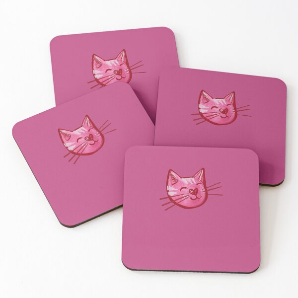 Item preview, Happy Pink Kitty Cat designed and sold by FrictionMaxxing.