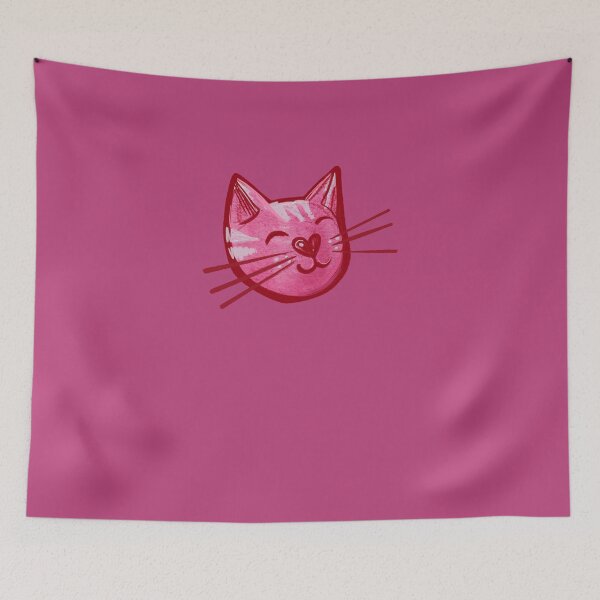 Item preview, Happy Pink Kitty Cat designed and sold by FrictionMaxxing.