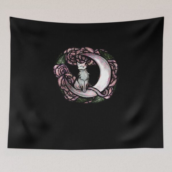 Item preview, Rose Cat moon designed and sold by FrictionMaxxing.